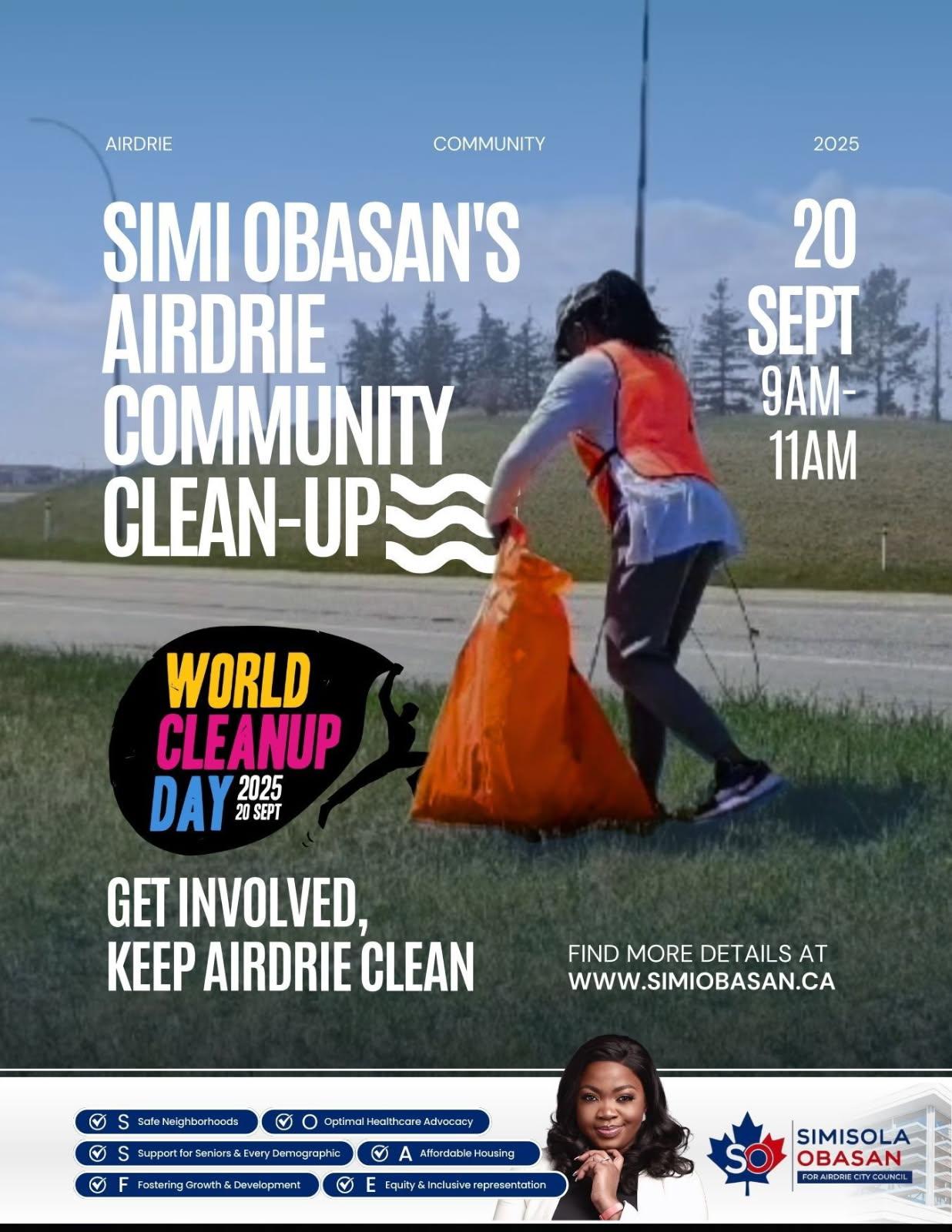 Airdrie community cleanup